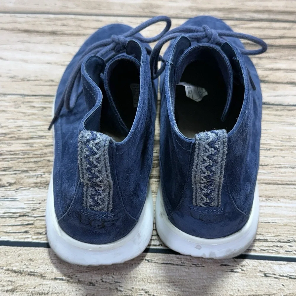 UGG Australia Freamon Chukka Boots Mens 13 Blue Suede Casual 1007645